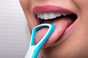 tongue scraping